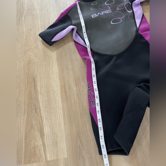 BARE Manta Kids Purple & Black Wetsuit Size 8yrs - Picture 10 of 10